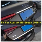 Автомобильный Стайлинг Lapetus, Задняя Крышка багажника, отделка дверной ручки, молдинг, украшение для багажника, подходит для Audi A4 B9 Sedan 2016 2017 2018 2019