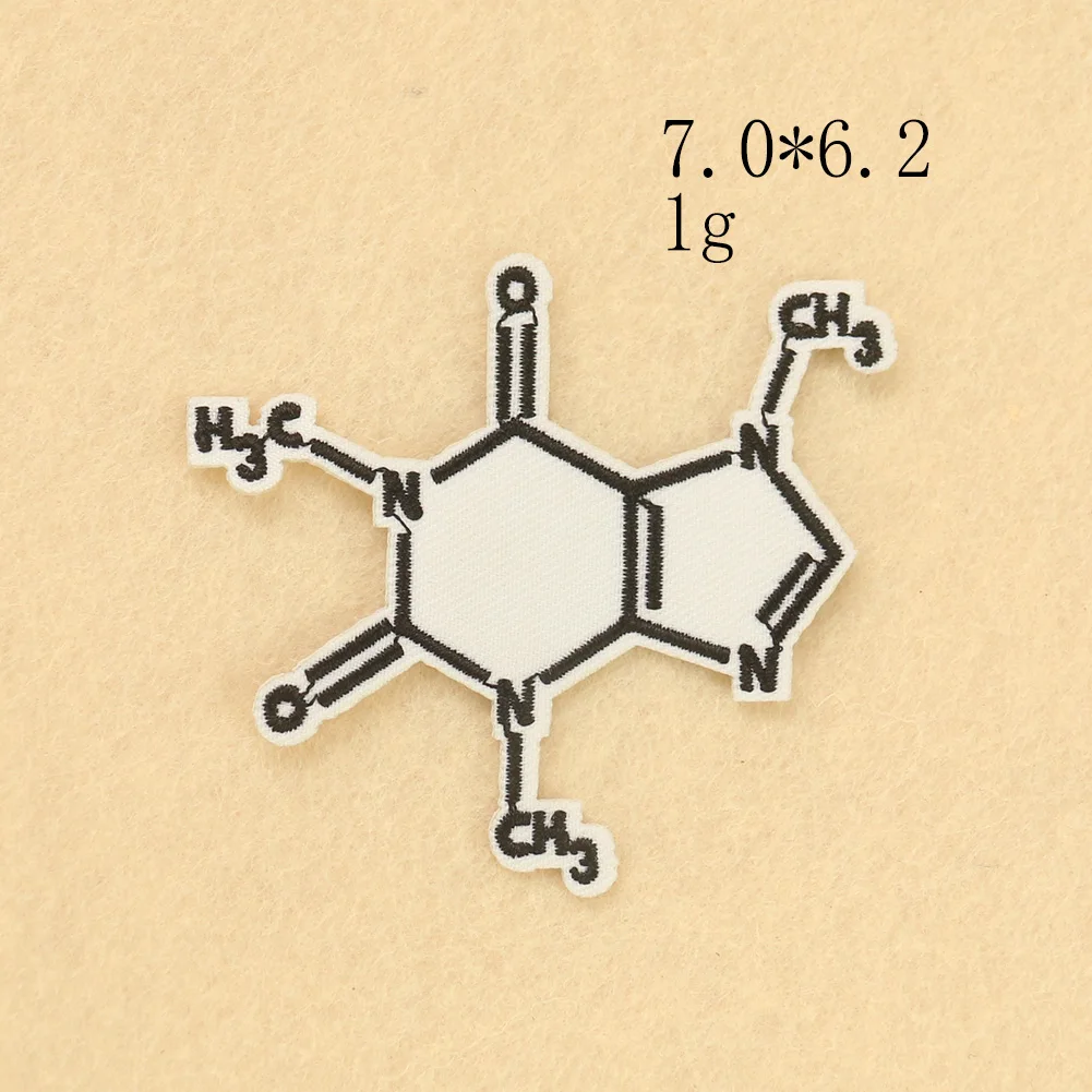 2PCS Science Fun Patch Chemistry Experiment Clothes Stickers Embroidery Applique Scientist Fabric Badge Iron on Patches | Дом и сад