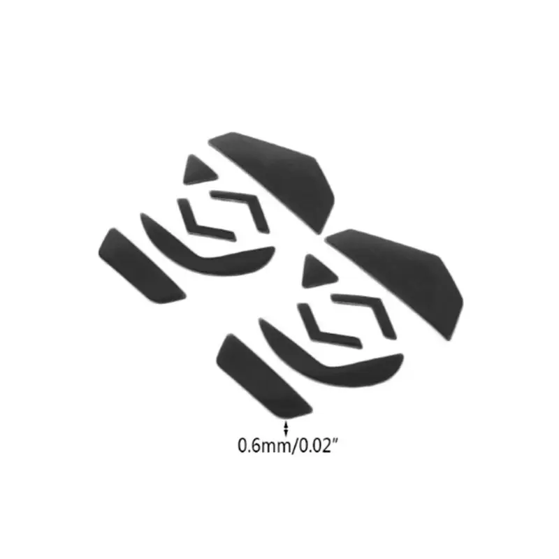 2 набора 0 6 мм наклейки для мыши коньков коврик Logitech G502 лазерная мышь высокое