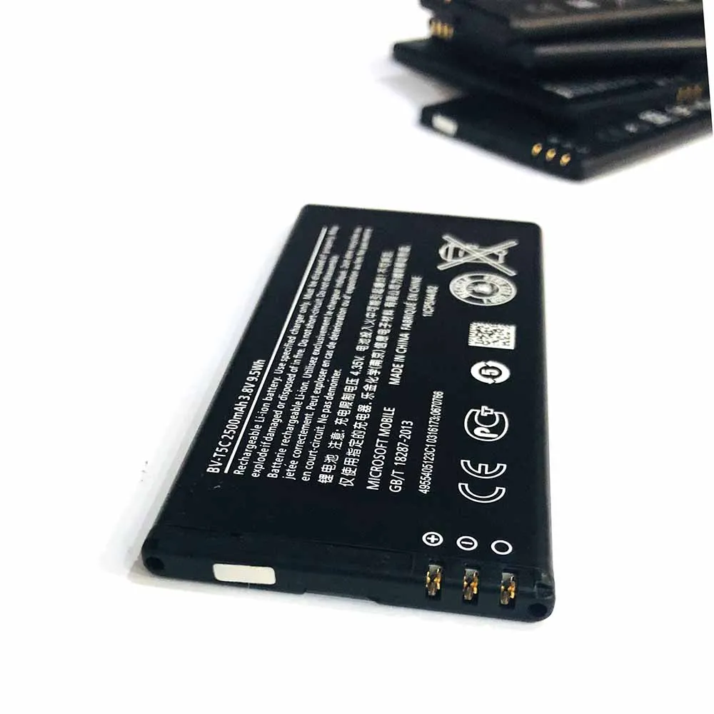 2500mAh 9.5Wh BV-T5C/BV T5C BVT5C Сменный аккумулятор для Nokia microsoft Lumia 640 Lumia640 RM-1073