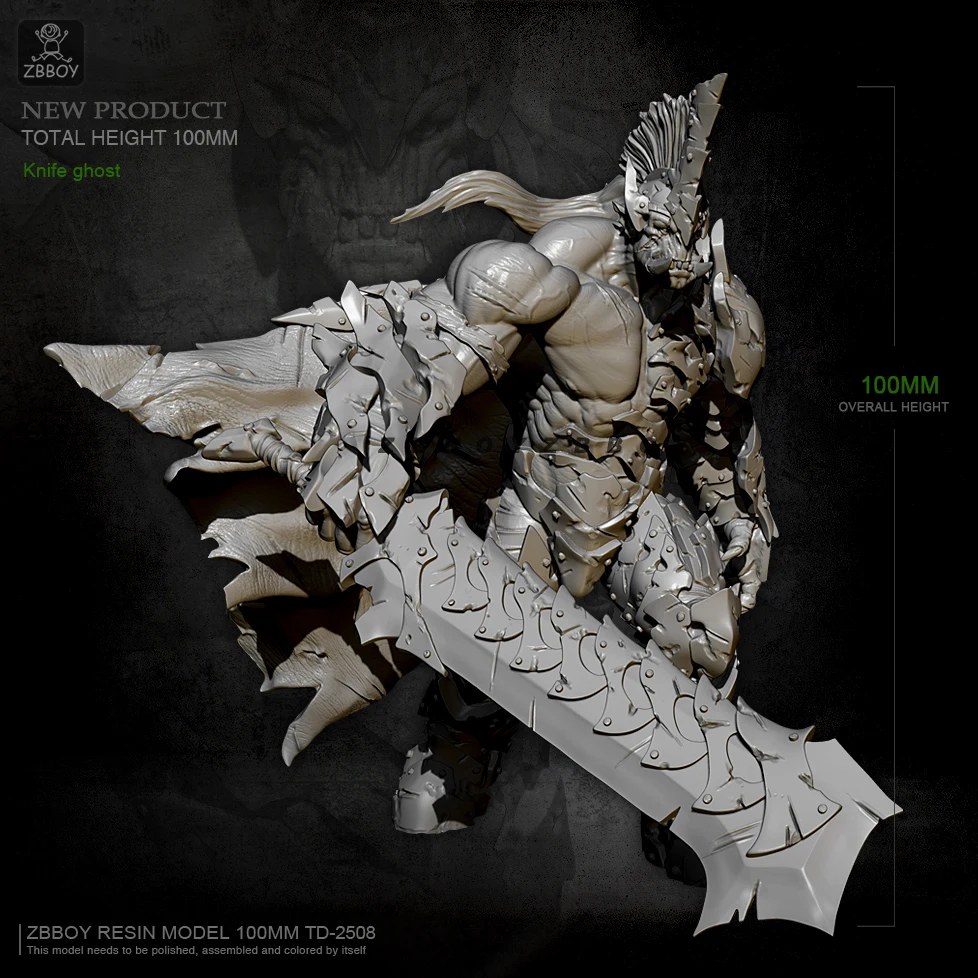 

100mm Resin model kits figure colorless and self-assembled TD-2508