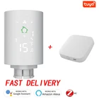 Умный дом Tuya Zigbee3.0, гаджеты, термостатический клапан радиатора для радиатора, привод системы отопления, контроль температуры от Alexa
