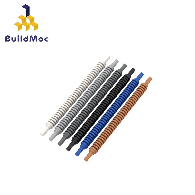 BuildMOC 14301 двухсторонний тонкий вал ребристый толстый стержень ldd14301 для