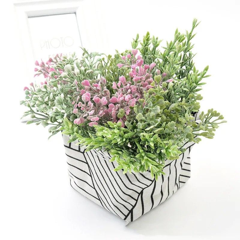 6 шт. вазы для домашнего декора Рождественские декоративные цветы венки