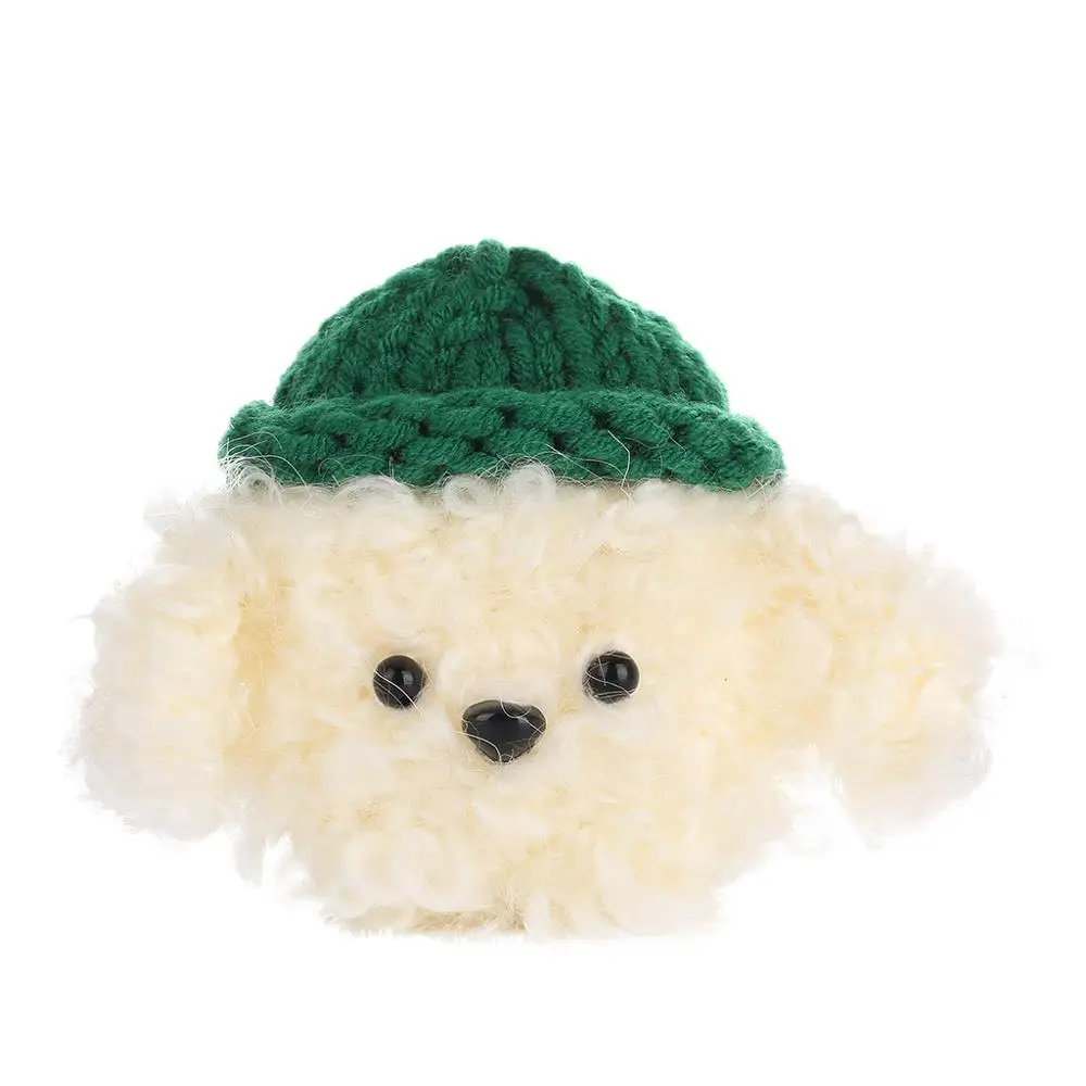Чехол противоударное покрытие для Airpods милый собачий вязаный плюшевый защитный чехол для Apple для AirPods 1/2# D9 - Цвет: G