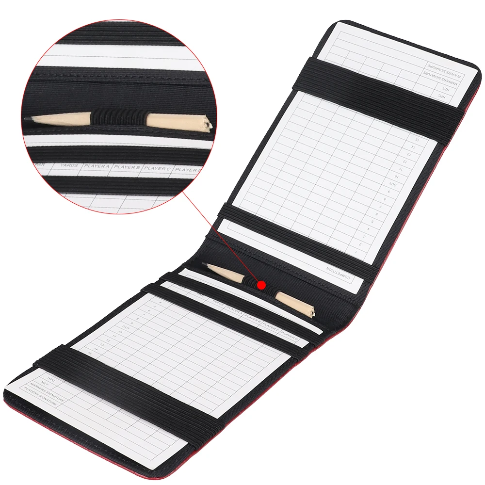 Держатель карты для гольфа из кожи ручной работы с узором крокодиловая кожа