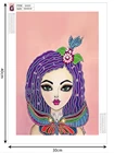 Алмазная живопись особой формы с бабочкой девочкой, вышивка крестиком стразы, мозаика, алмазная вышивка, набор для рисования, украшение для дома