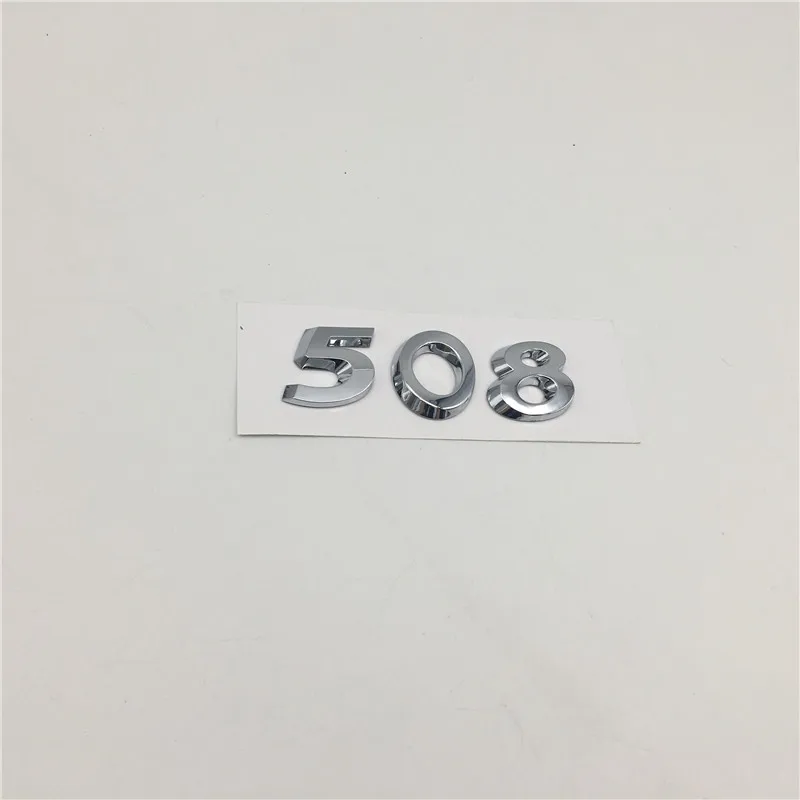 

For 206 207 301 306 307 308 406 408 508 2008 3008 4008 5008 Emblem Tail Rear Logo Car Accessories