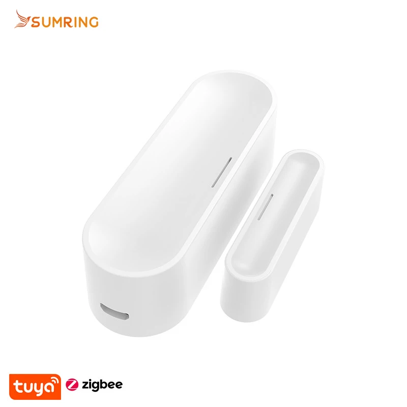 

2022 беспроводной датчик открытия окон и дверей, умное беспроводное соединение Zigbee, Мини датчик открывания дверей, работает с Alexa Google Assistant IFTTT TUYA