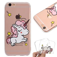 ultra thin cute cartoon transparent printed creative pattern gold foil ins style flamingo case for iphone 6 7 87 8pxxrse2020