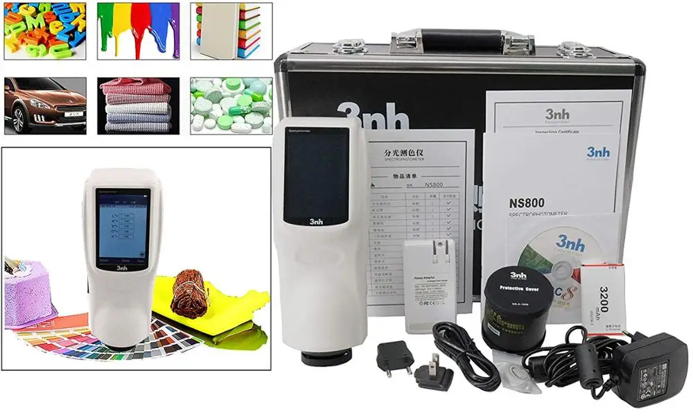 Высокочувствительный портативный спектрофотометр NS800 8 мм цена с
