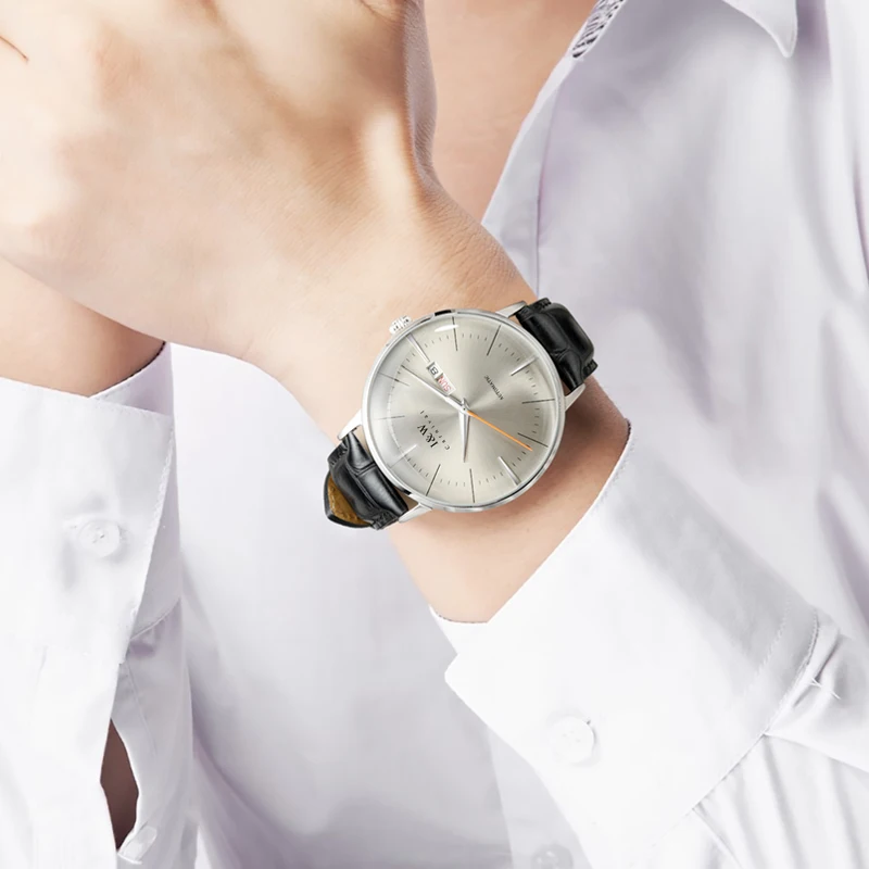 Montre homme Роскошная брендовая я & W Мода автоматические механические часы для мужчин
