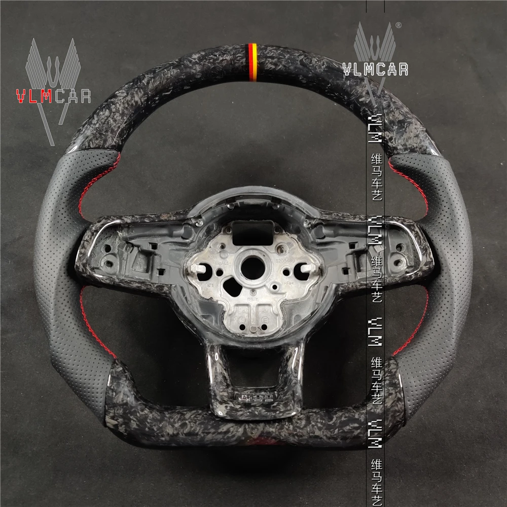 Индивидуальное индивидуальное рулевое колесо из углеродного волокна для VW Golf MK7
