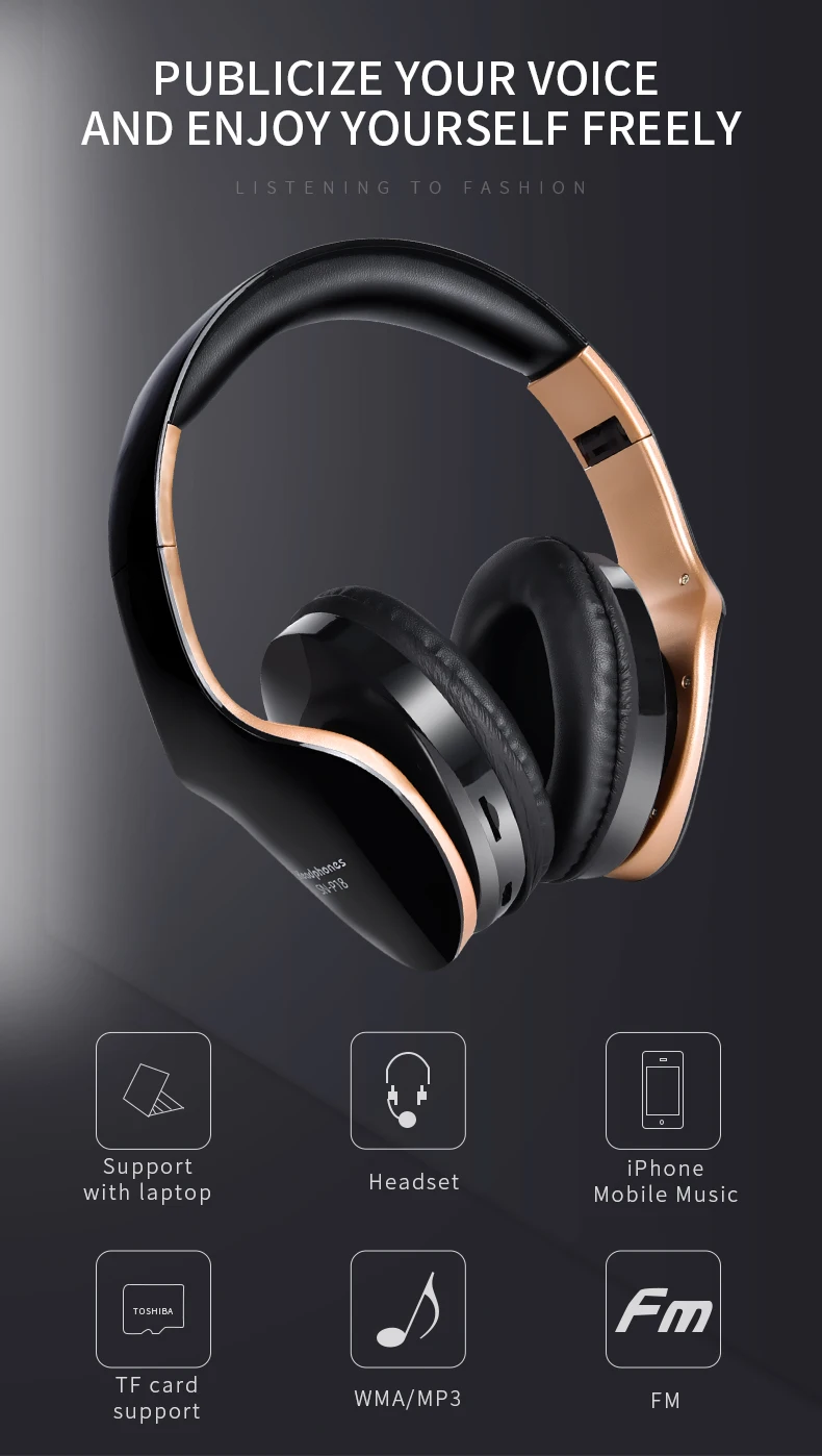 Teamyo беспроводные наушники bluetooth-гарнитура Складные стерео наушники Игровые наушники с микрофоном для ПК мобильного телефона Mp3