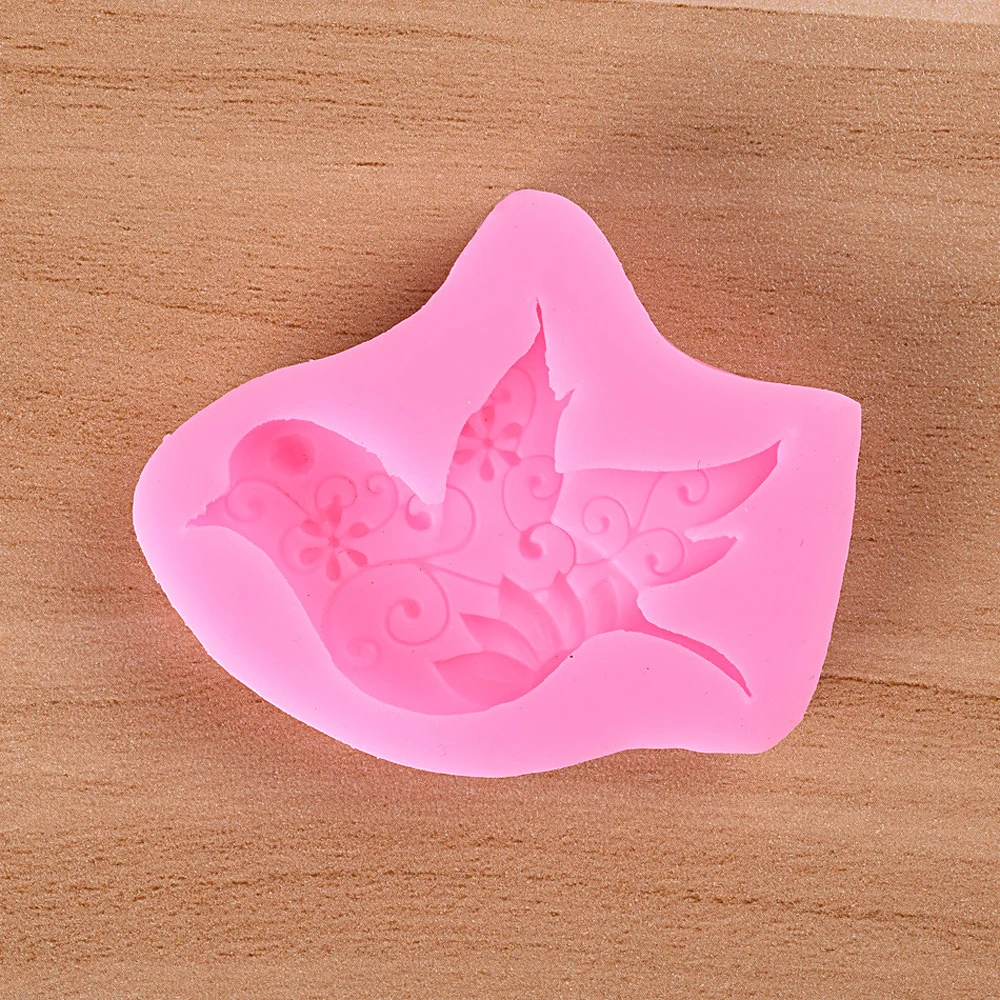 3D &quotсделай сам&quot голубь плесень Формочки в виде птиц для кексов печенья Fondant