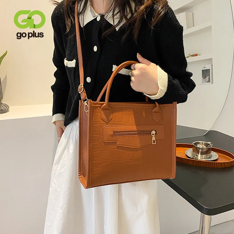 

GOPLUS High Quality Luxury Women's Handbags 2021 Autumn Fashion Pu Leathe Ladies Purses Shoulder Bags for Women Bolsa Feminina