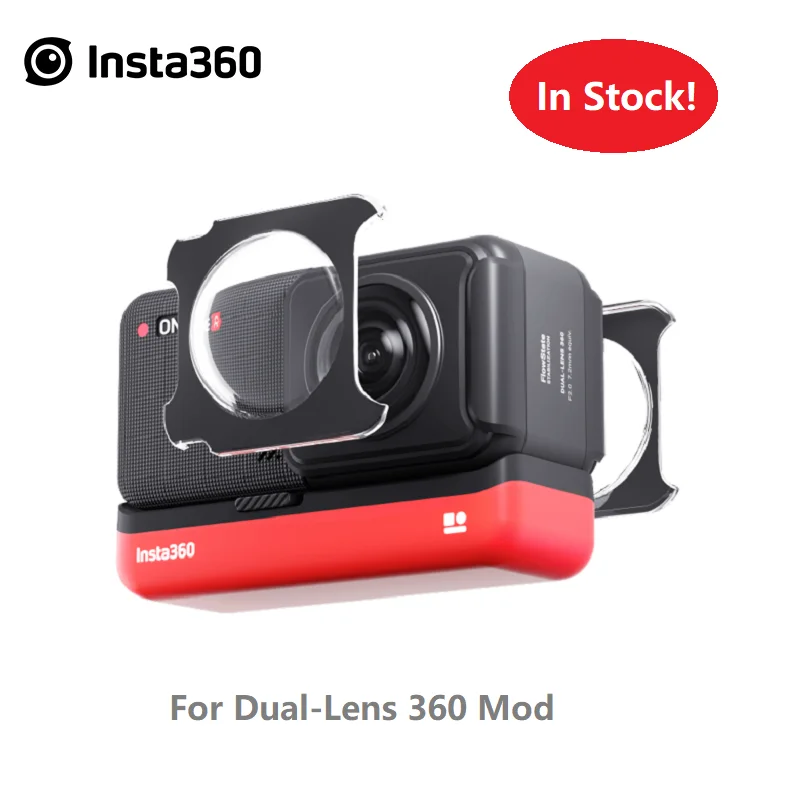 Insta360 ONE RS /R Sticky เลนส์ Guards สำหรับ Dual-Lens 360 Mod Insta 360 ONE R /RS protector อุปกรณ์เสริม Original 2022ใหม่