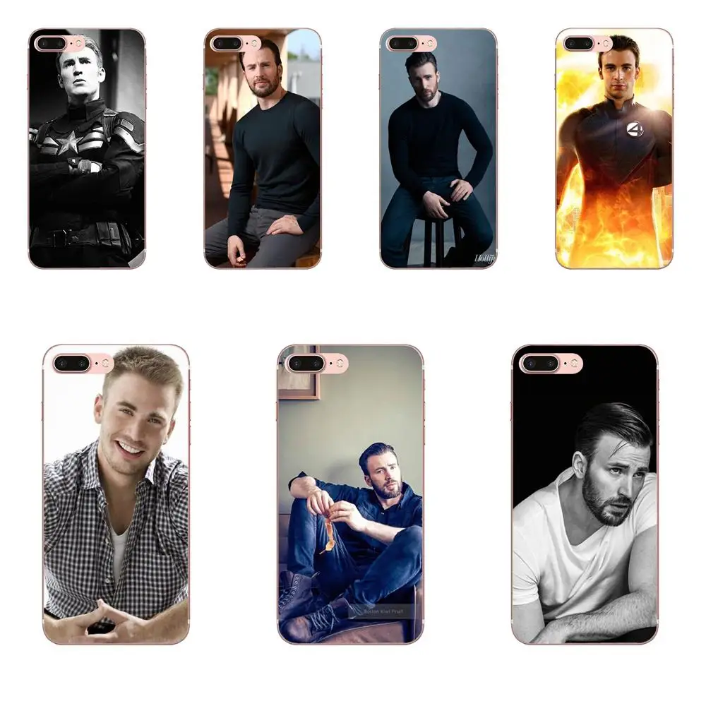 Для Xiao mi 3 4 4C 4i 5 5S 5X6 6X8 SE Pro Lite A1 Max x 2 Note Soft Art Print Chris Evans | Мобильные телефоны и