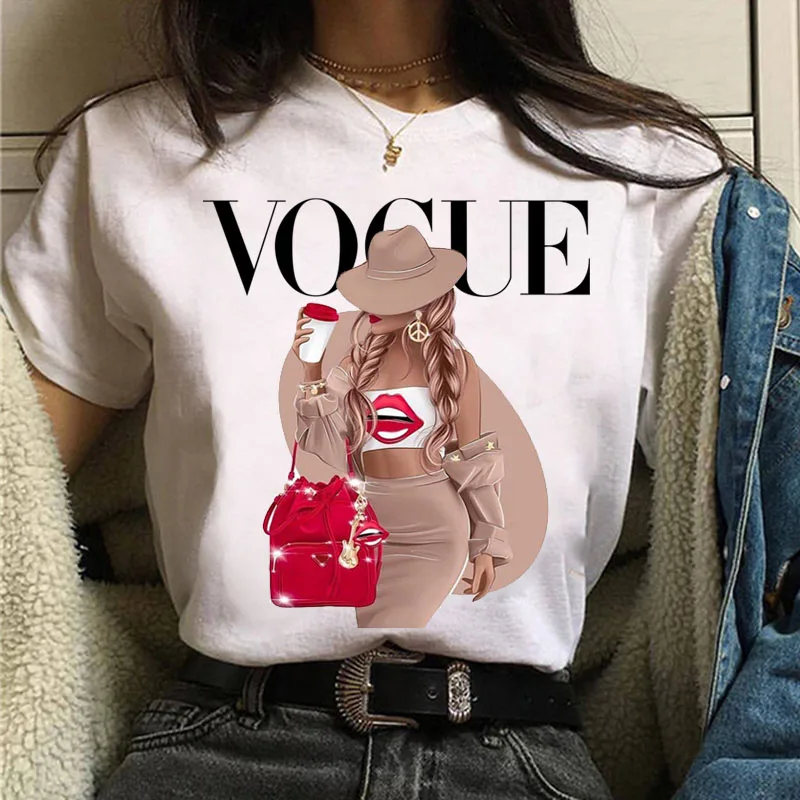 

Fashion Summer Tops T Shirt Women Tshirt New Vogue Tshirt Graphic Tee Cute Women T-shirt Female Tee Shirt 90s Girls Tee Tshirt