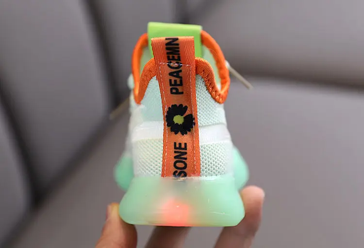 Детский светодиодный светильник чистая обувь сезон весна новинка для мальчиков