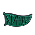 Распродажа, эмалированная булавка Slytherin, волшебная академия, логотип, броши, зеленый значок, булавка для лацкана, аксессуары для рюкзака, ювелирные изделия, подарки 2021