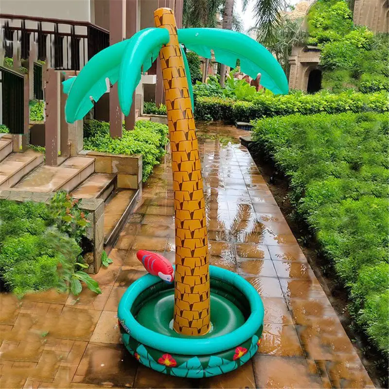 Inflatable Ice Bucket Hawaii 71"180cm Coconut Palm Tree Ice Drinks Buffet