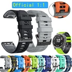 Ремешок силиконовый для наручных часов Garmin Fenix 6 6X Pro 5X 5 Plus 3 HR 935 22 мм 26 мм