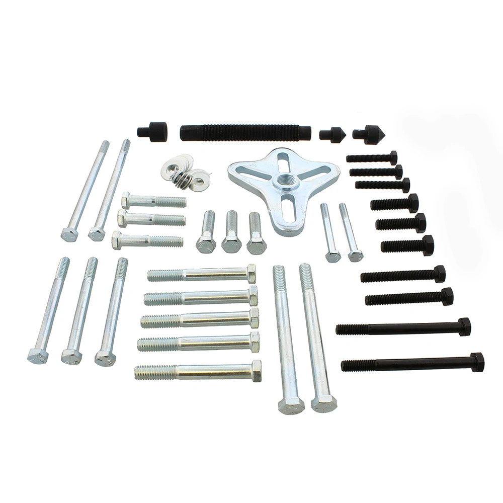 

46Pcs Harmonic Balancer Puller Tools Set Gear Pulley Steering Wheel Removal Hand held vehicle repair Tools Set