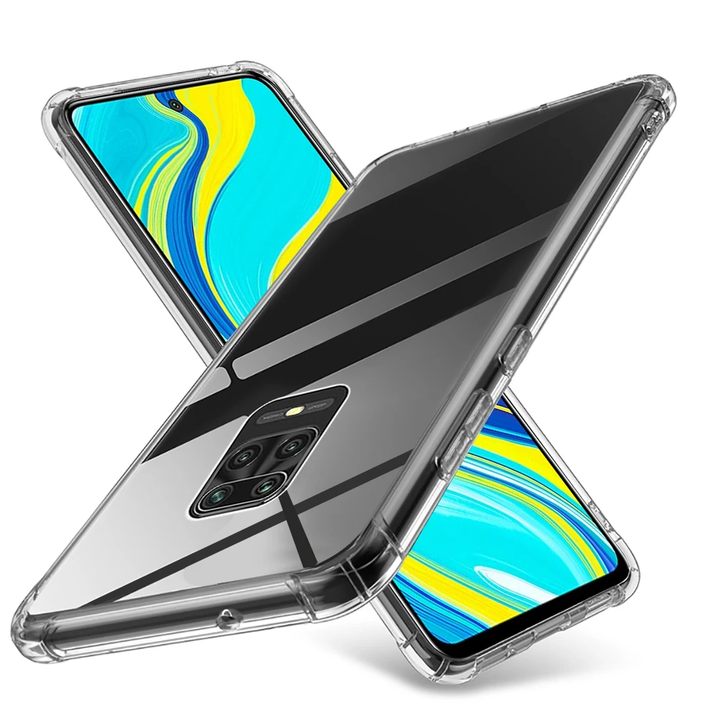 Прозрачные чехлы для телефонов с подушкой безопасности чехол xiaomi poco x3 redmi note 9s 9 pro