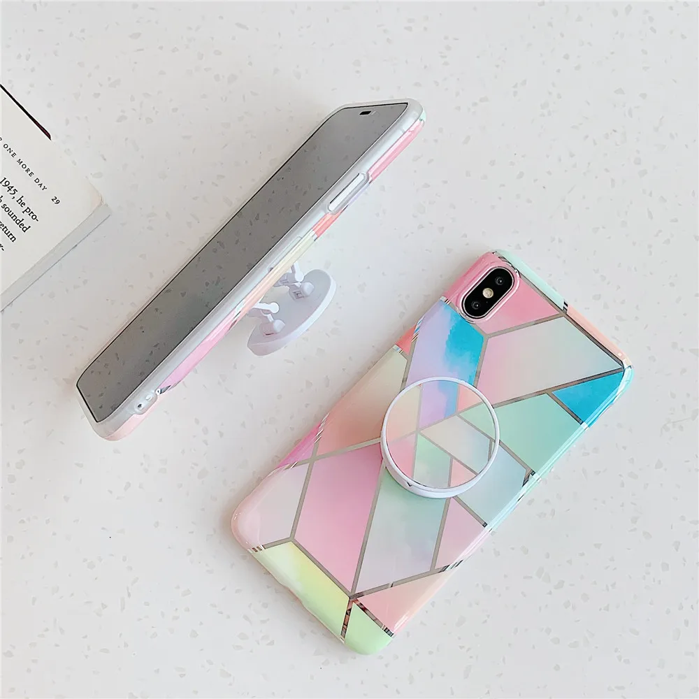 Чехол для телефона iPhone 11 Pro 6 6s 7 8 Plus SE 2020 X XR XS Max милый чехол с откидной подставкой