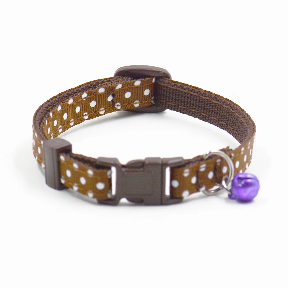 

Adjustable Pet Cat Collar With Bell Rope Cat Collar Kitten Cat Collar Neck Strap Cat Accessories Dog Collar