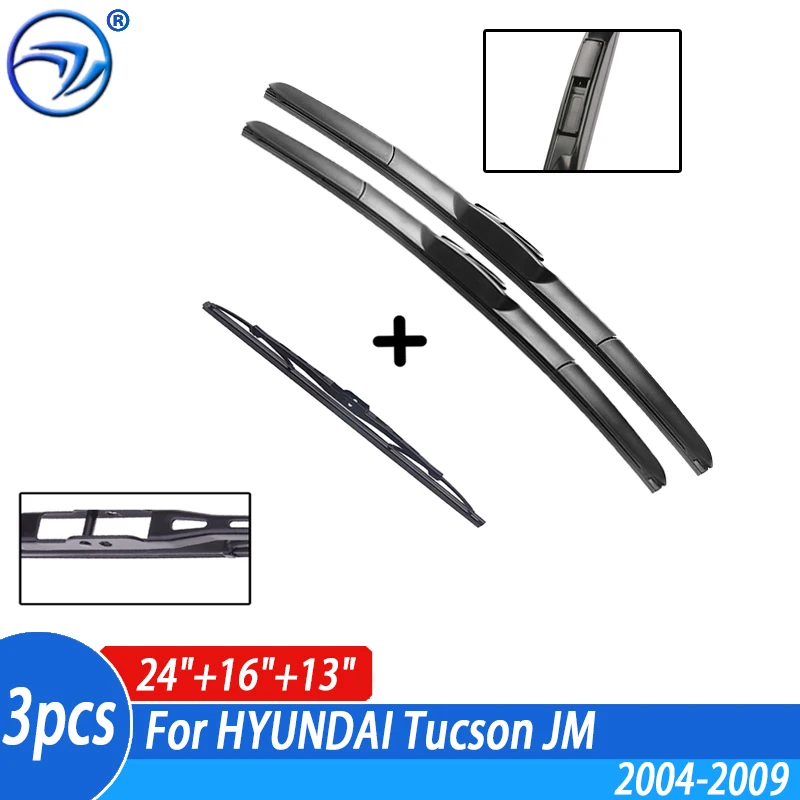 Рычаги стеклоочистителя Передний + задний стеклоочиститель лезвия набор для HYUNDAI