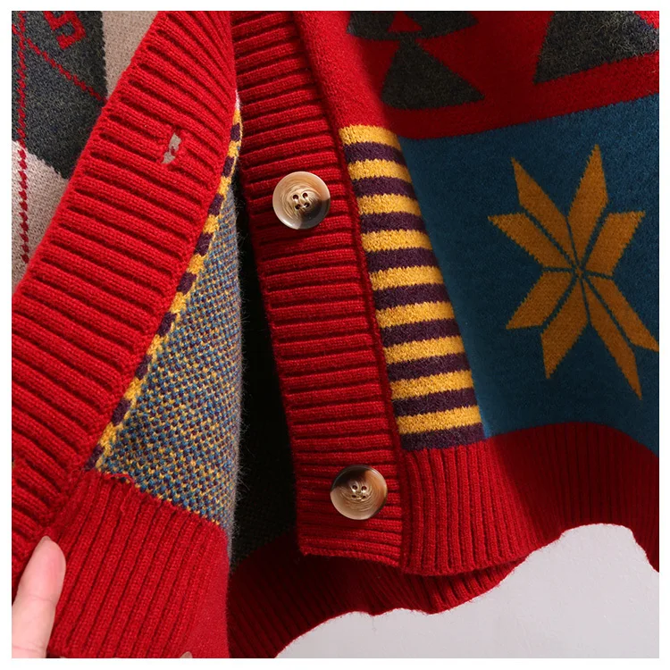 H. SA Европейская мода женский длинный свитер кардиган Vneck Vinatge Повседневный вязаный джемпер длинное вязаное пальто Модный женский свитер