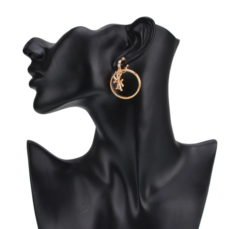 bls-miracle New fashion accessorie unique cross drop earring best gift for lover's girl wholesale E453 | Украшения и