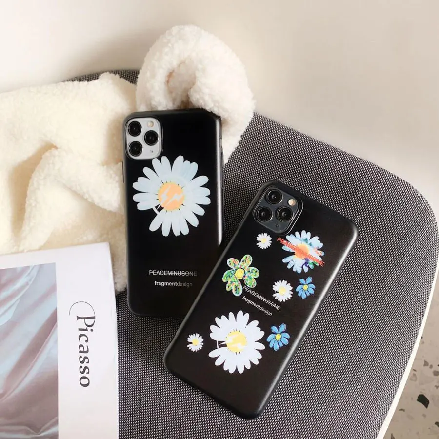 Чехол для телефона Ins Peaceminusone с фрагментами цветов Xiaomi Redmi Note 7 8 Pro корейский мягкий