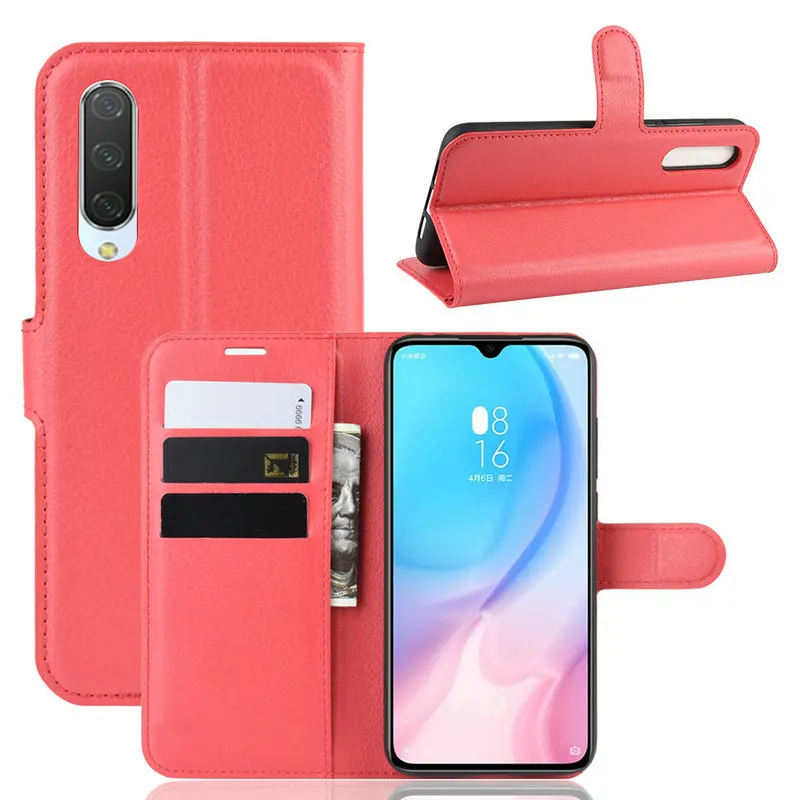 Wallet Phone Case for Xiaomi Mi CC9 CC 9 CC9mt CC9e 9e A3 Flip Leather Cover Capa Etui Coque | Мобильные телефоны и