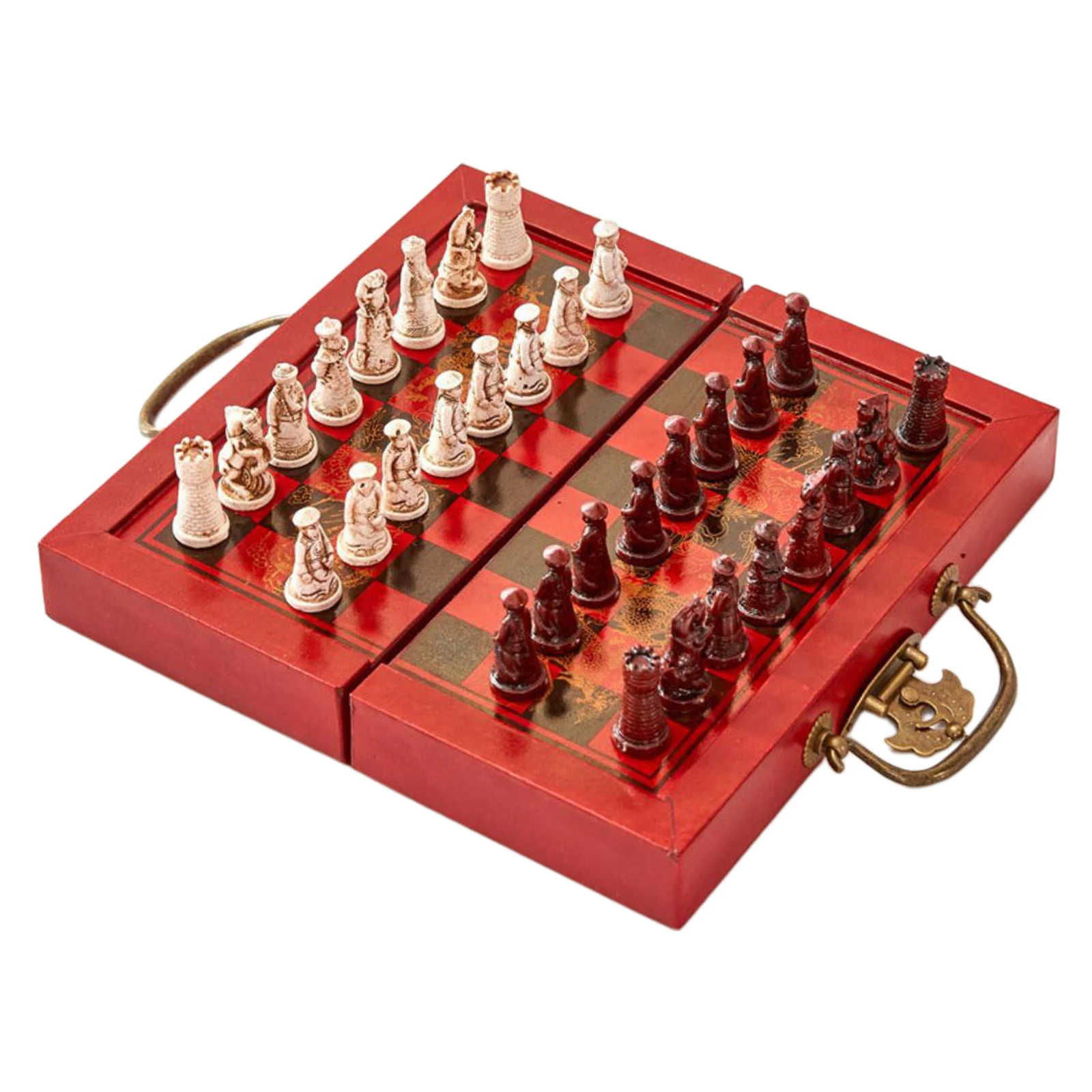 Набор шахматных фигурок для путешествий китайские старинные фигурки набор детей