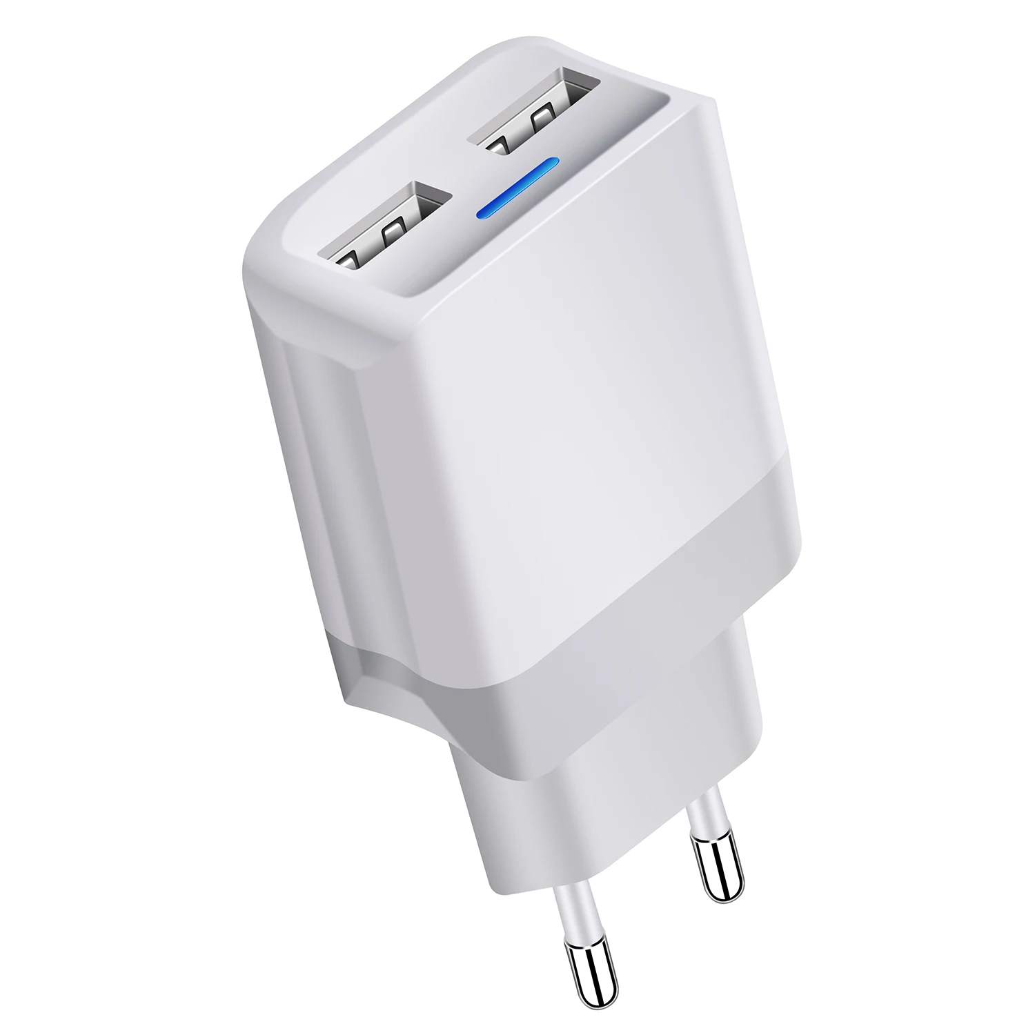 2 порта USB зарядное устройство ЕС США Великобритания штекер светодиодный дисплей 2.1A быстрый мобильный телефон настенное умное зарядное устройство для Iphone samsung Xiaomi планшет