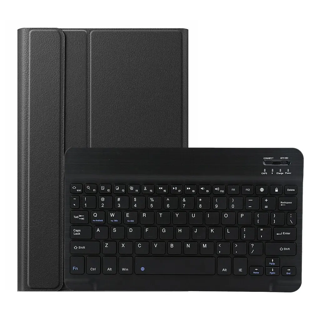 Bluetooth клавиатура чехол для Samsung Galaxy Tab S6 10,5 дюймов SM-T860 SM-T865 чехол из искусственной кожи Беспроводная клавиатура чехол для планшета