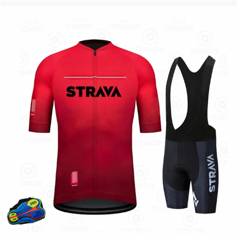 

2021 New Summer Quick-Drying Cycling Jersey Set Breathable Team Racing Sport Bicycle Jersey Men‘s Cycling Clothing Suit