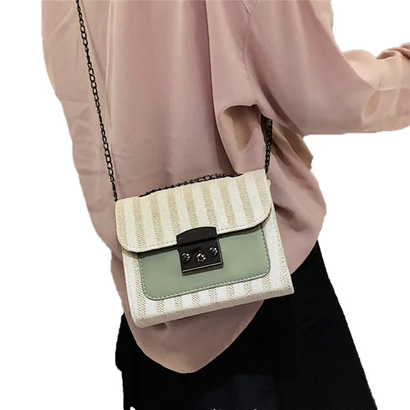 Модные дамские сумочки маленькие квадратные сумки контрастных цветов женская