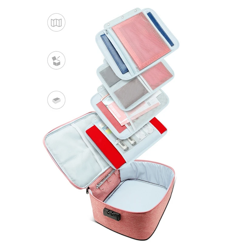 Вместительная сумка для хранения документов водонепроницаемая органайзер