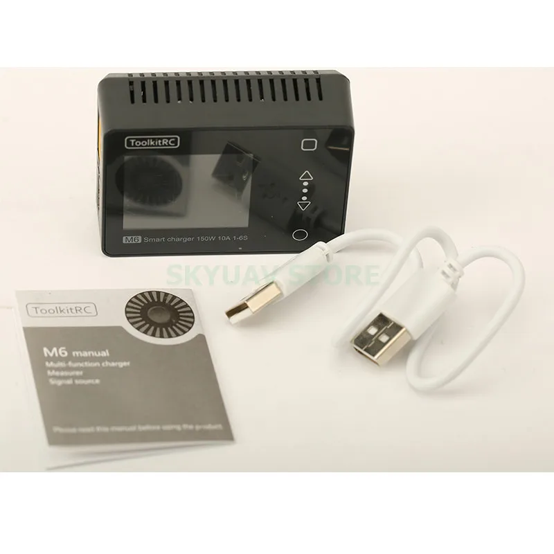 

ToolkitRC M6 Battery Balance Charger 150W 10A M8 300W DC Output for 1-6S Lipo LiHV Life Lion NiMh Pb Cell Checker Servo Tester