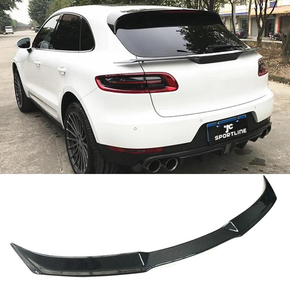 Задний Средний спойлер для багажника крыльев Porsche Macan 2014 2015 2016 2017 задний из