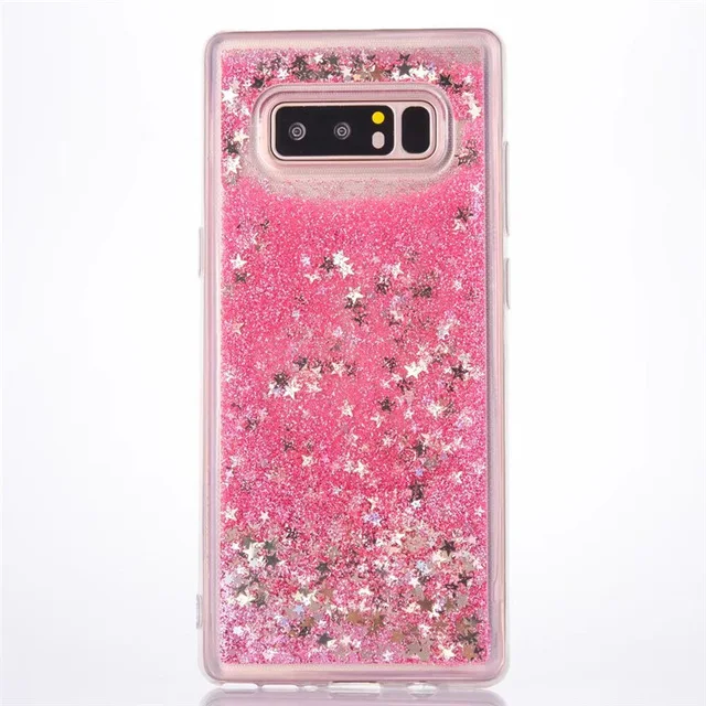 

Phone Case For XiaoMi Redmi Note 8 10 9 8A 8T K30 Pro Max Love heart glitter dynamic Liquid Sand Bling Quicksand Case Covers