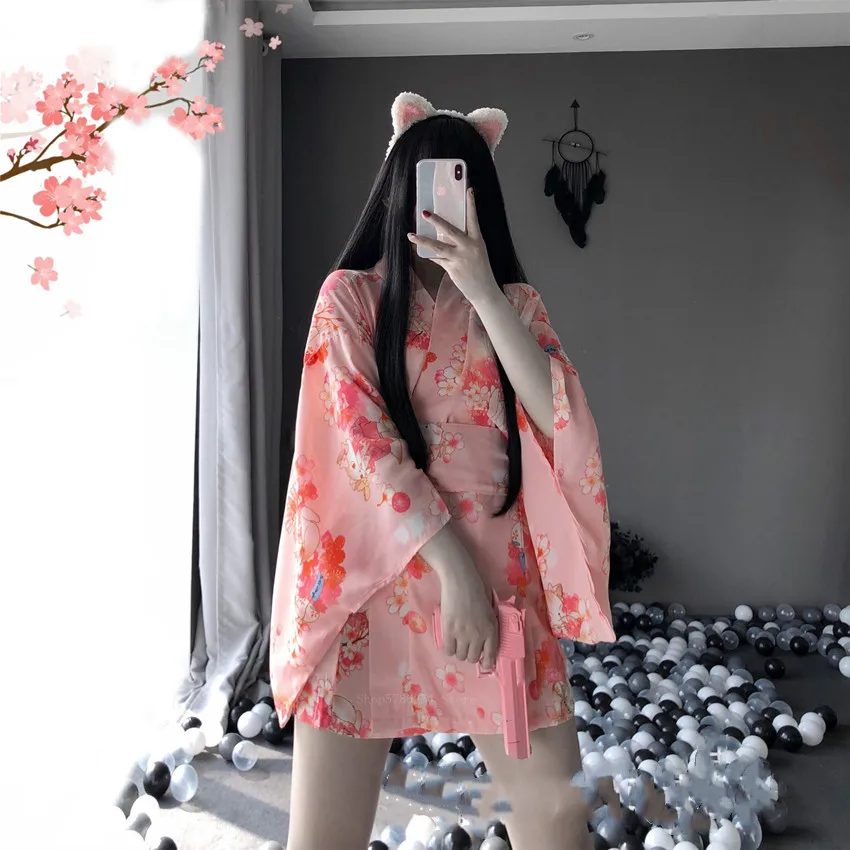 Халат-кимоно Женский в японском стиле | Тематическая одежда и униформа