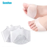 2pcs forefoot support cushion silicone honeycomb pad non slip damping footwear invisible foot sole pain relief feet care tools