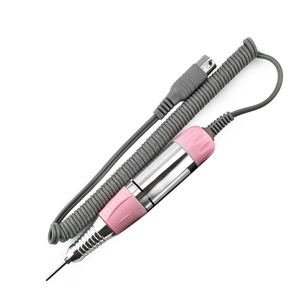 Pink Handle AriesLibra 30 Вт 35000 об/мин машинка для маникюра дрель Электрический аксессуар для педикюра ногтей сверла аксессуары для ногтей пилка - Цвет: Pink Handle