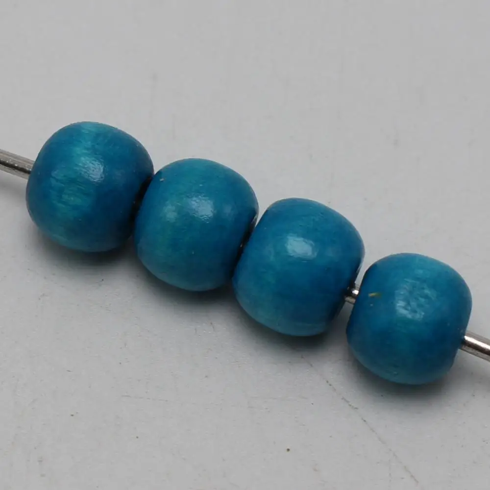 500 Синий 8 мм круглые деревянные бусины ~ бусины|bead veil|beads after beadsbead bails |