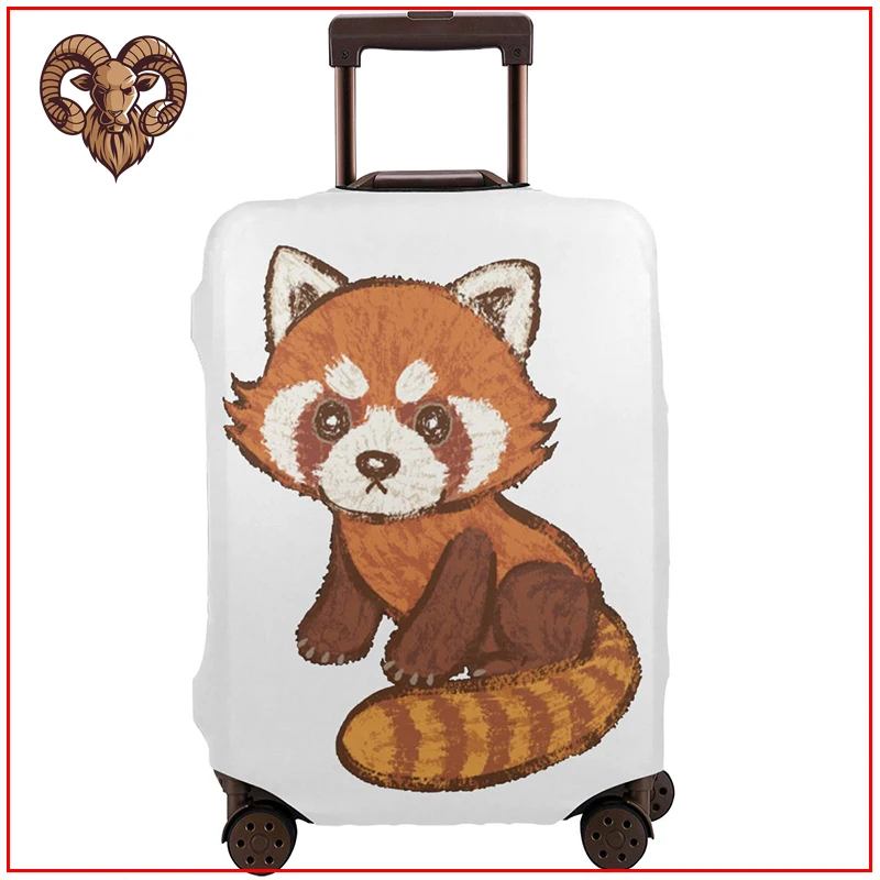 Фото Красная панда ракета Baccoon аксессуары для путешествий Защитная крышка багажа